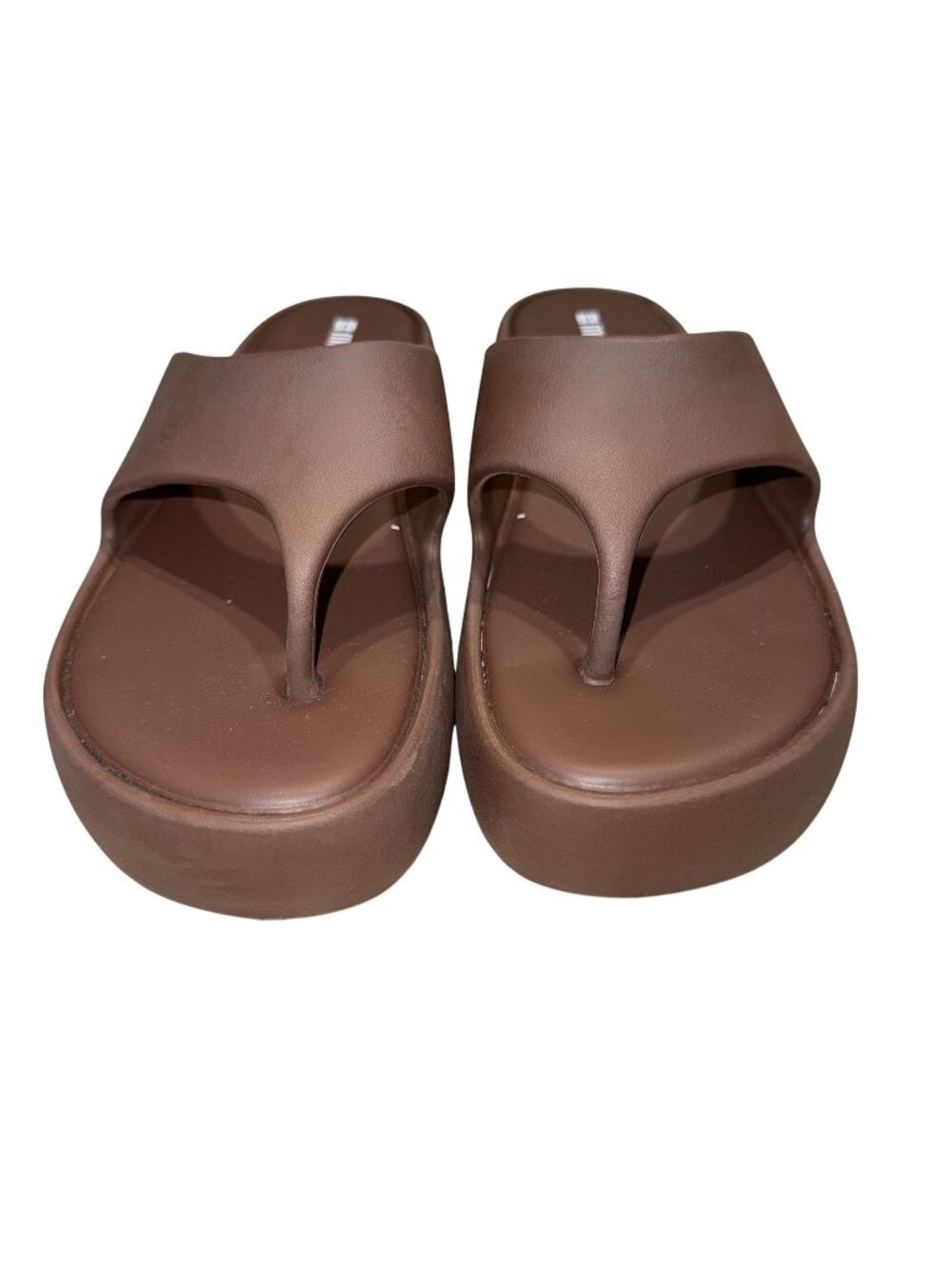NWOB Melissa Free Bronze Brown Platform Sandals Women's Size 9